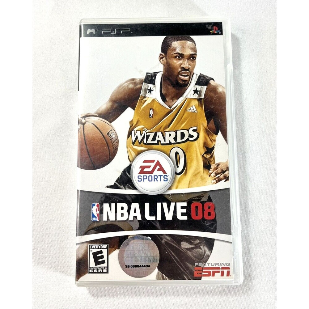 NBA Live 08 Sony PSP 2007 Black Label Case and Game Disc Only Tested